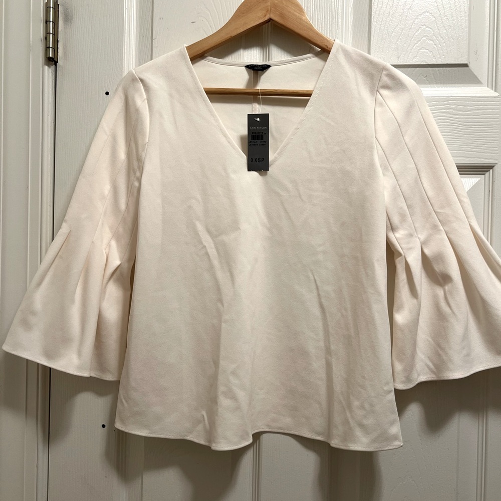 Ann Taylor beige blouse